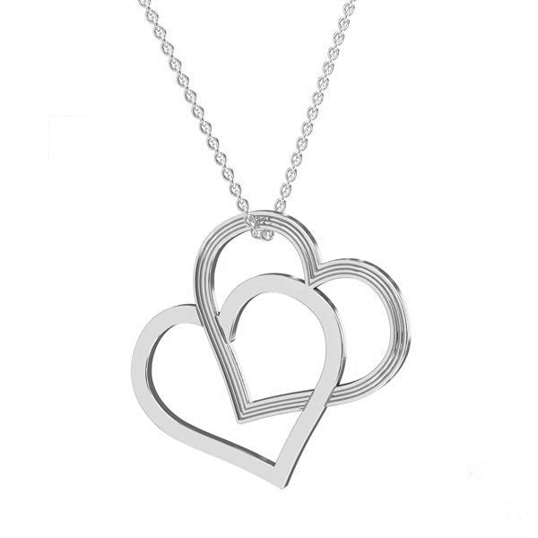 Intertwined on sale hearts necklace