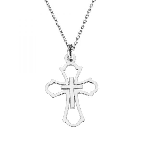 Confirmation necklace store sterling silver