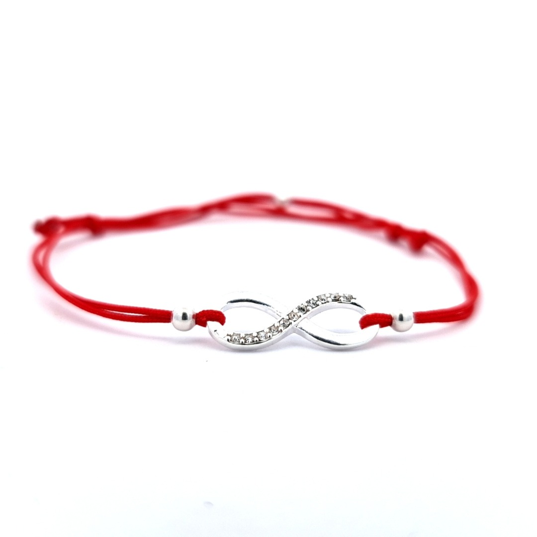 Forever Loved Silver Infinity Adjustable Bracelet