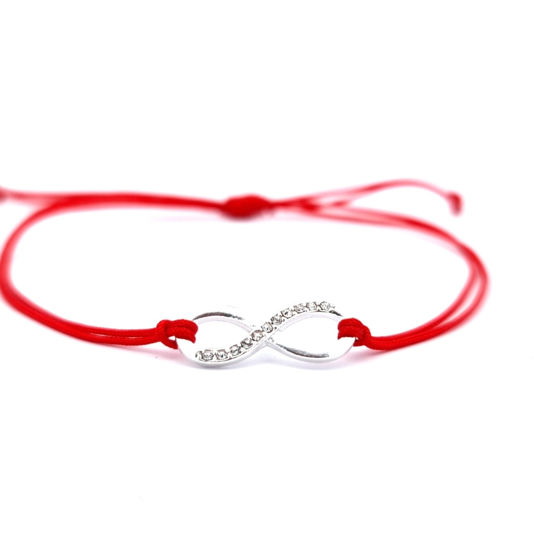 Forever Loved Silver Infinity Adjustable Bracelet