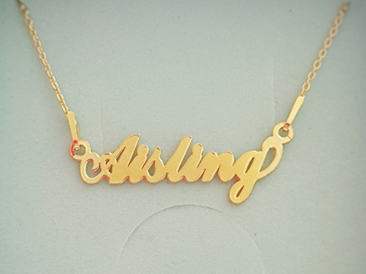 Ready-Made Name Necklace 925 Sterling Silver