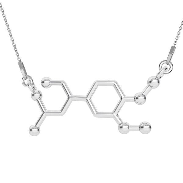 Adrenaline Molecule Pendant Necklace