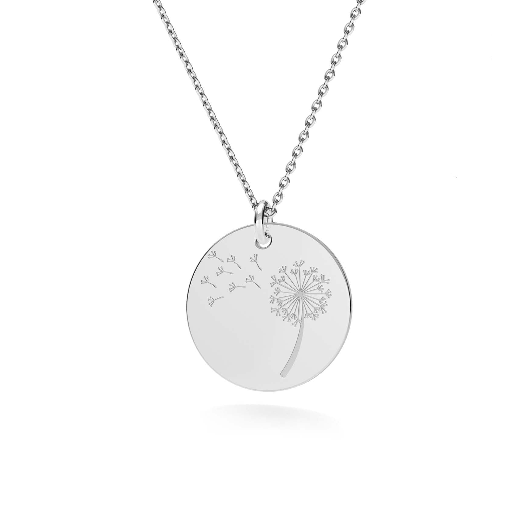 Dandelion Resilience Necklace in Sterling Silver