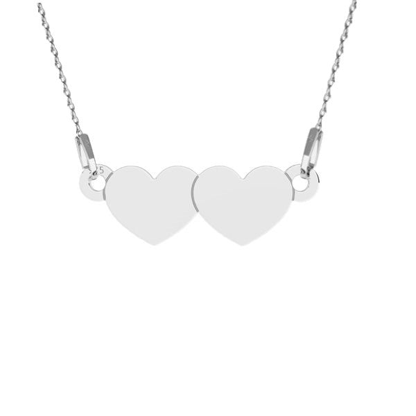 The Two Hearts, One Reflection Necklace is a timeless piece that celebrates the beauty of love and the shared journey of two people. With its elegant design, high-quality craftsmanship, and meaningful symbolism, this necklace is a perfect reflection of love and the commitment that endures through time.