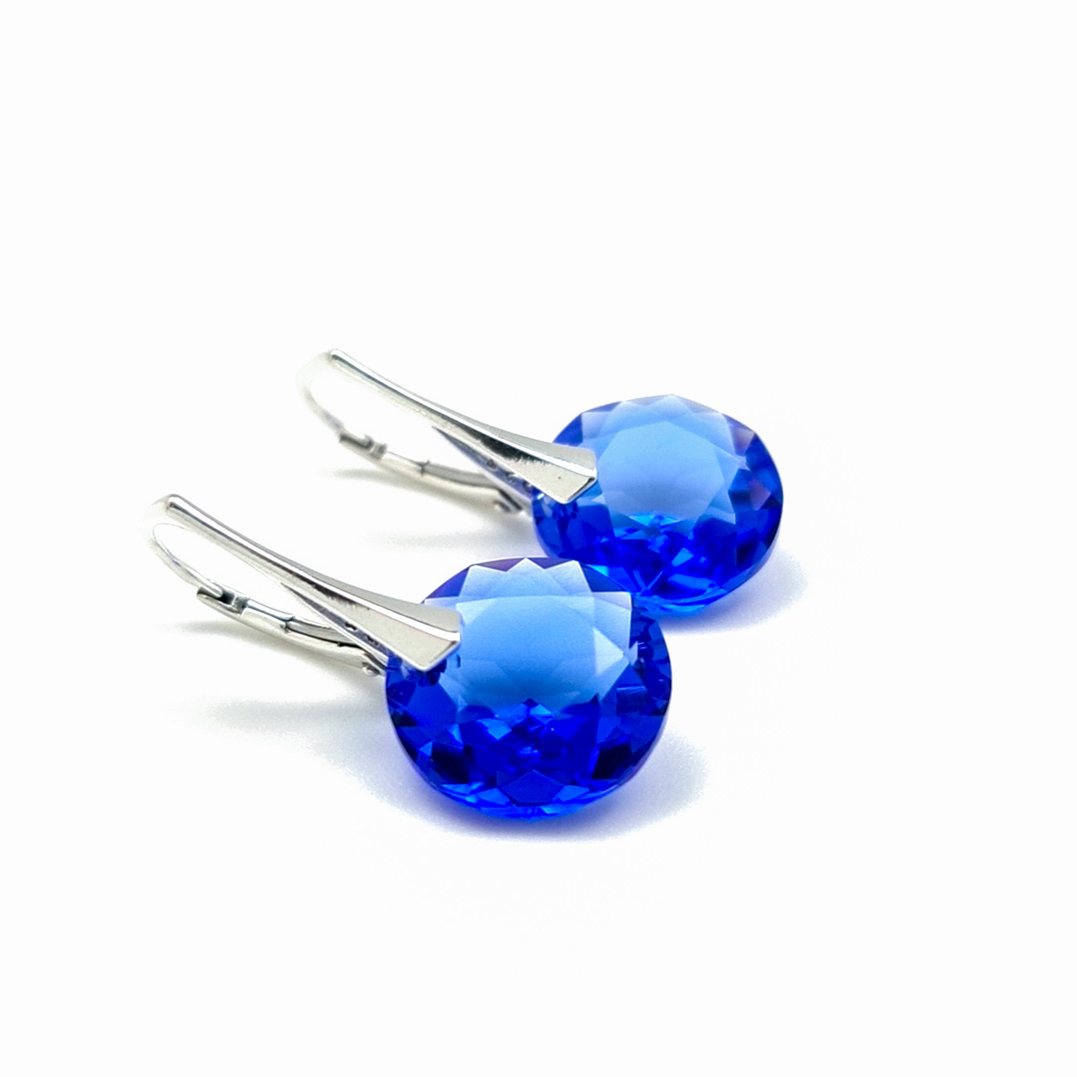 Kyanite Earrings : September Birthstone - Danique Jewelry