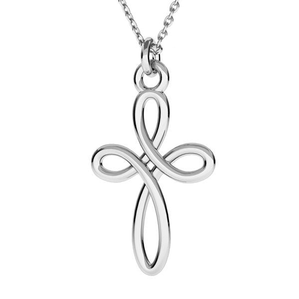 Infinity love hot sale cross pendant